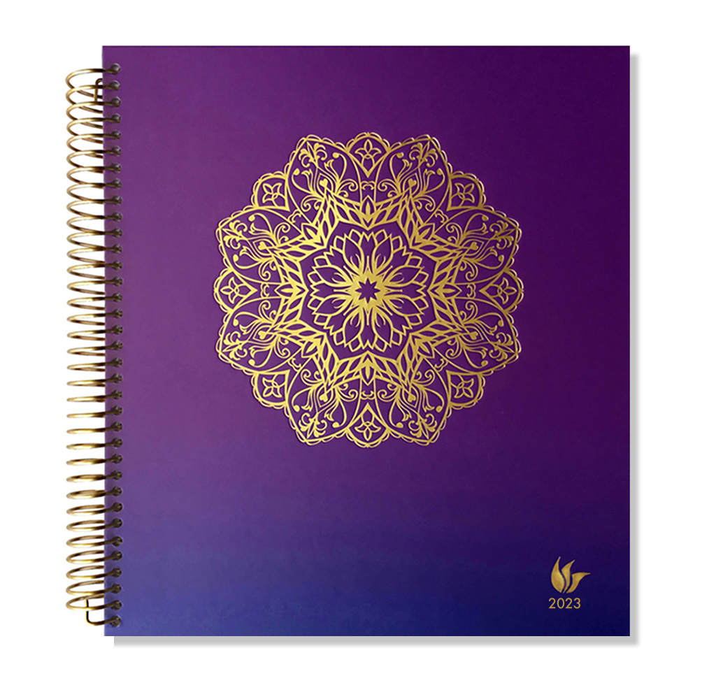 2023 (Jan-Dec) Dated Yearly Planner Hard Cover—Radiance